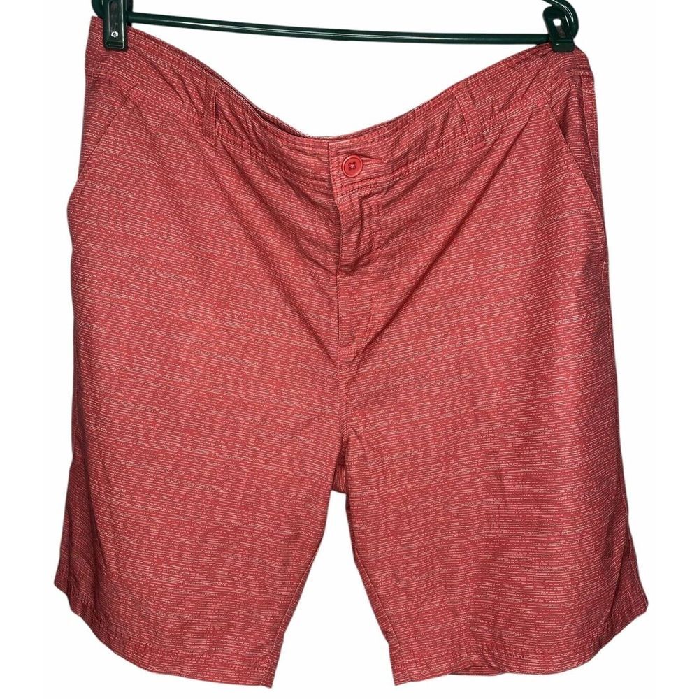 Orageous Shorts mens size large salmon colored with pockets tie waist comfort
